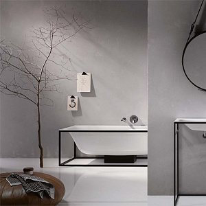 Ванна стальная Bette Lux Shape 190*90*45 BetteGlasur® Plus, каркас черный